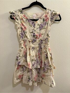 GAP x LSF Love Shack Fancy Girls Floral Mini Dress Large